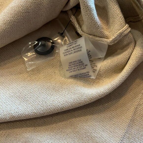 KARL LAGERFELD gold women's sweater size L new without tags - Picture 7 of 8